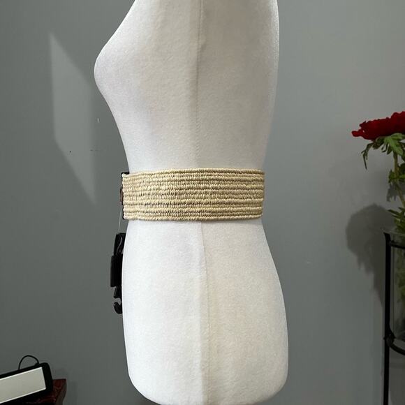 NEW Michael Kors Wide Stretch Square Crystal Turn Latch Clasp Waist Belt S/M NWT main image 8
